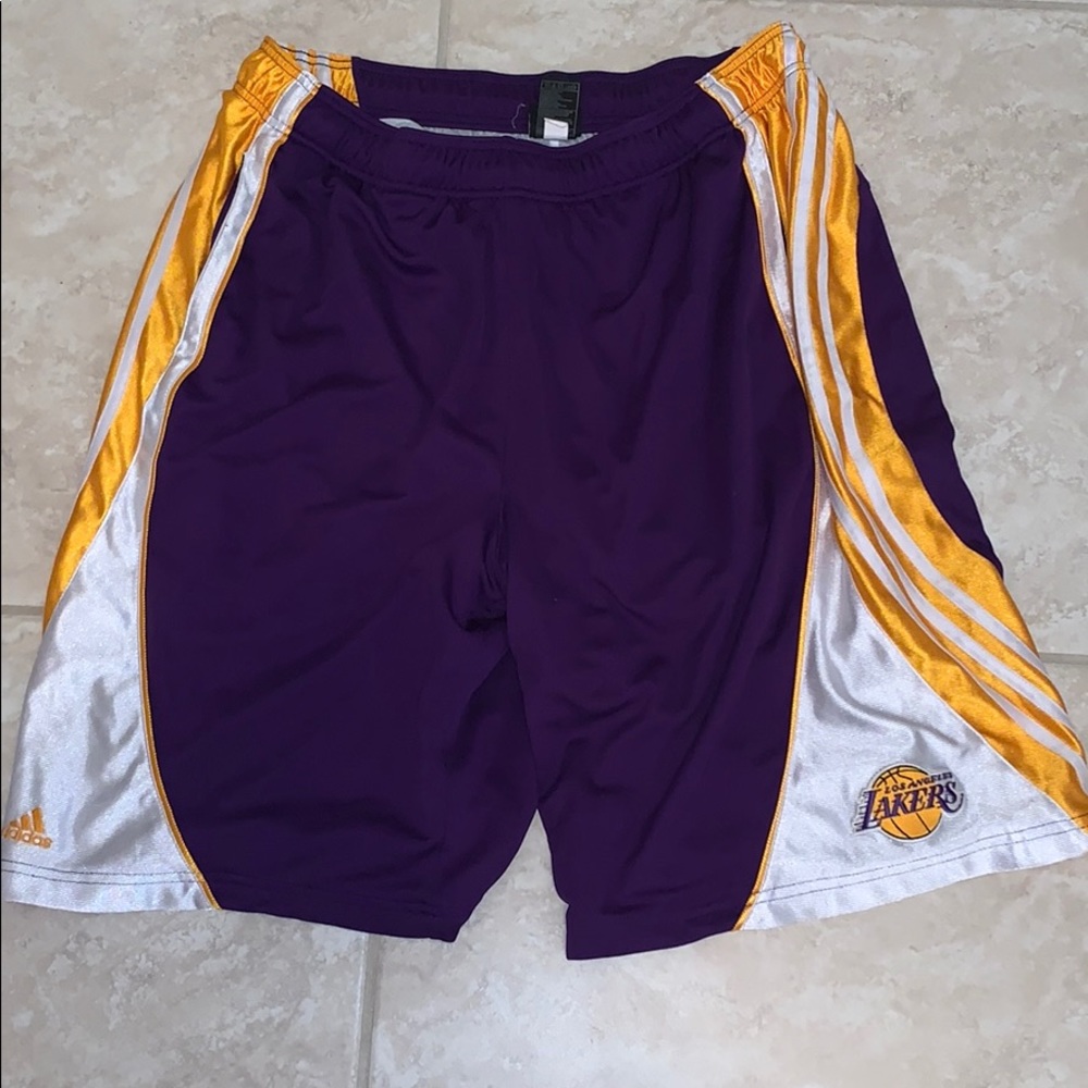 Men’s Adidas Lakers Basketball Shorts